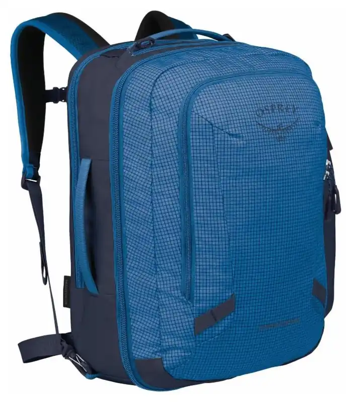 Jen Po Omezenou Doba OSPREY TRANSPORTER TRAVEL PACK 36 blue fl/nc b