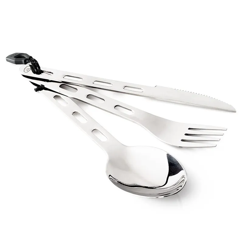 GSI Outdoors Stainless 3 pc. Ring Cutlery Dokud Zásoby Vydrží