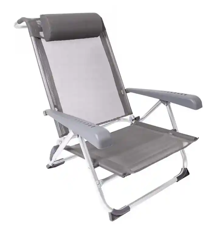Bo-Camp Beach chair Saint-Tropez grey Hit Sezóny