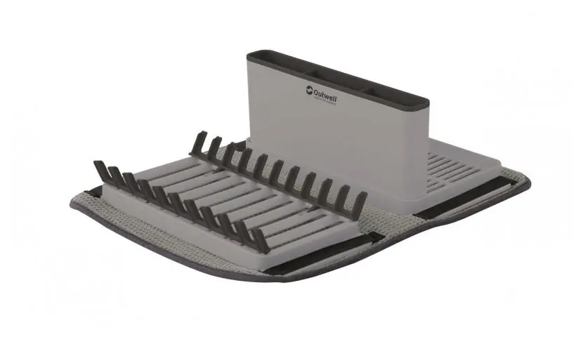 Finální Výprodej Outwell Dunton Foldable Dish Rack w/Sponge Drain
