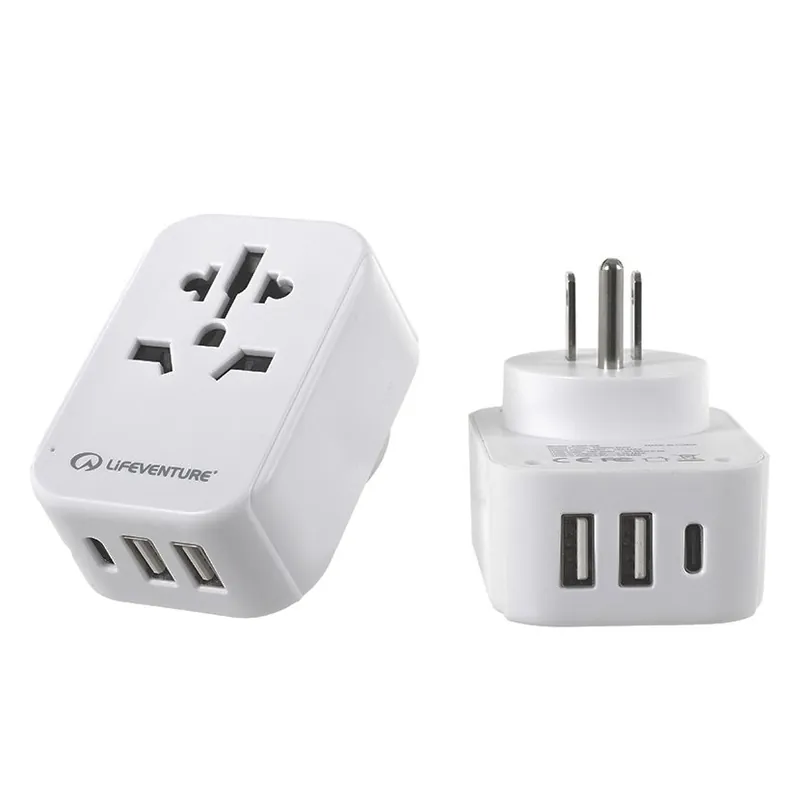 Lifeventure World to US Travel Adaptor with USB (& USB C) Koupit Online