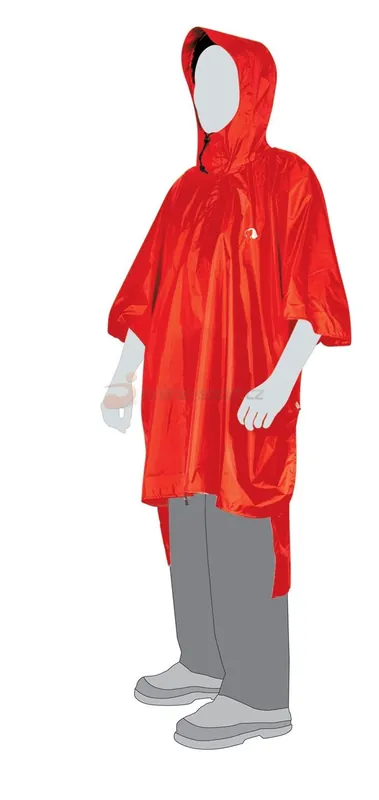 Časově Omezené Tatonka Poncho 3 red
