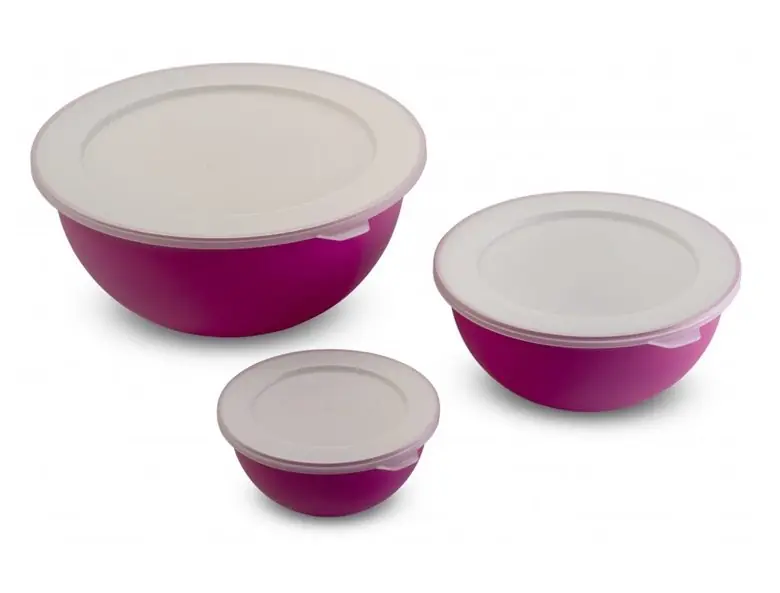 Omada SANALIVING Bowls Set fuscia Pouze Dnes
