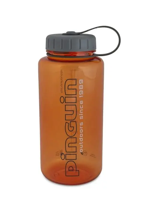 Pouze Dnes Pinguin Tritan Fat Bottle 1,0L orange