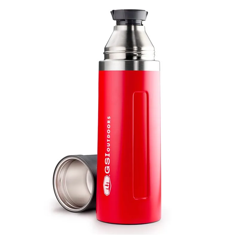Cenový Hit GSI Outdoors Glacier Stainless Vacuum Bottle 1 l red