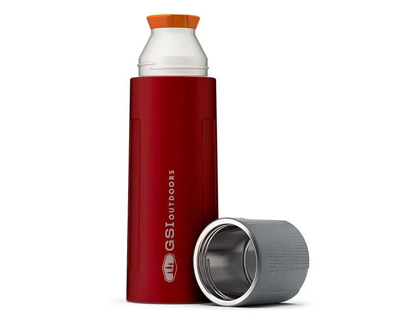 Vysoce Kvalitní GSI Outdoors Glacier Stainless Vacuum Bottle 1l red