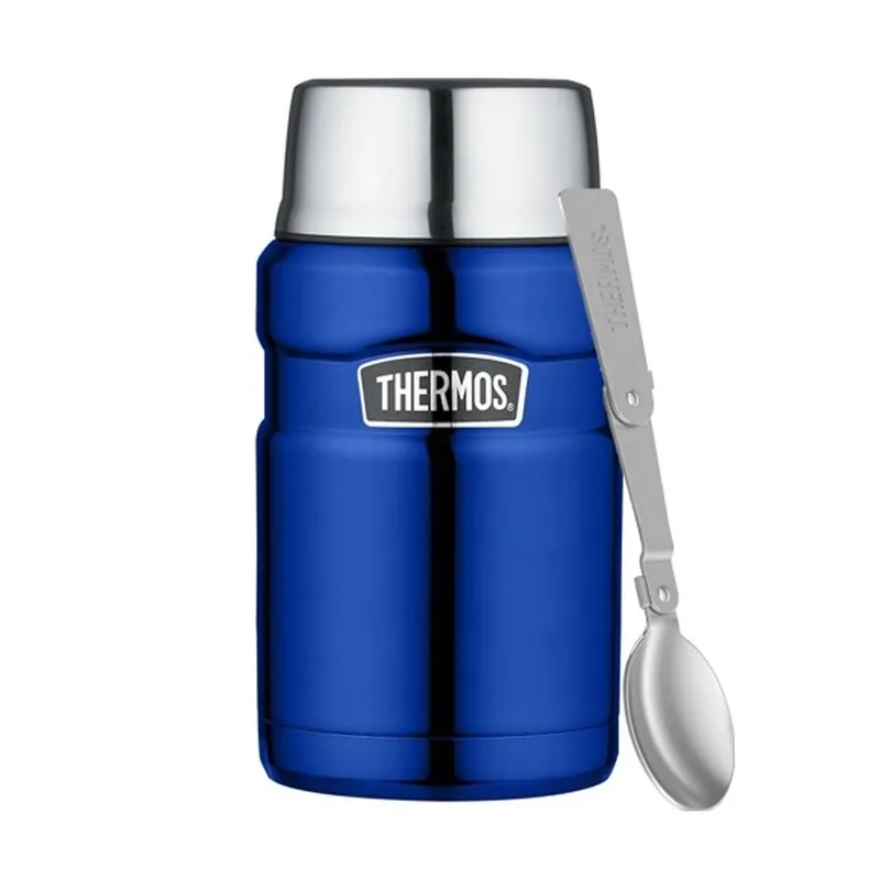 Nejprodávanější Thermos Style 710 ml se skládací lžící a šálkem modrá