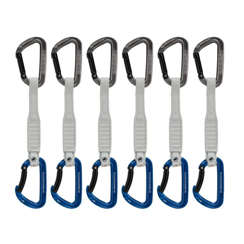 Nejprodávanější Mammut Workhorse Keylock 17 cm 6-Pack Quickdraws grey-blue 33275