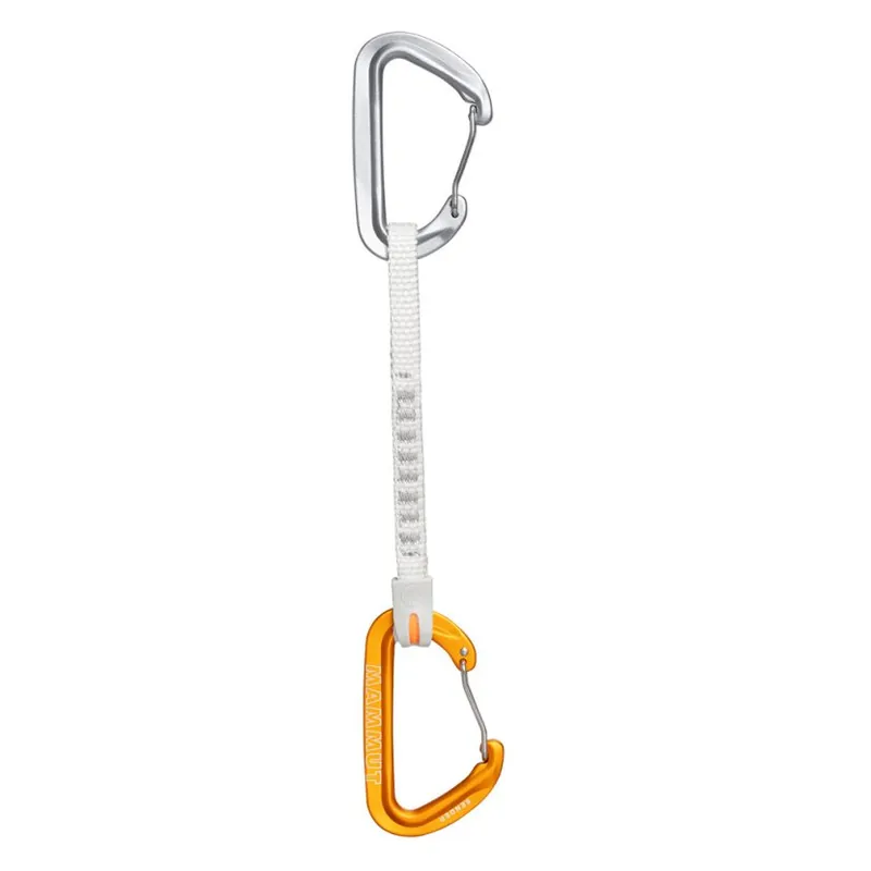 Mammut Sender Wire Quickdraw 17 cm light grey-gold Výprodej