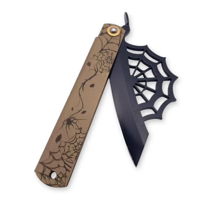 Japonský zavírací nůž Higonokami ARANEA SPIDER z modré oceli Warikomi - 120 mm, BR/BL Objednat Nyní