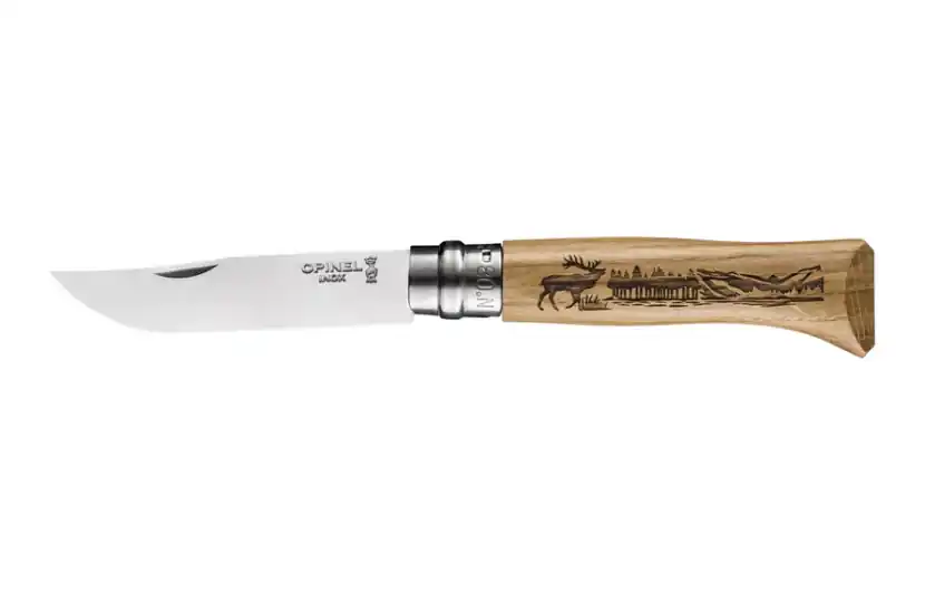 Akční Cena Opinel VRI N°08 Inox Animalia jelen