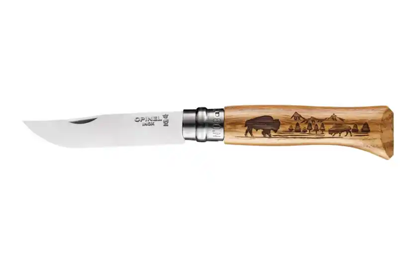 Opinel VRI N°08 Inox Animalia bizon Akční Cena
