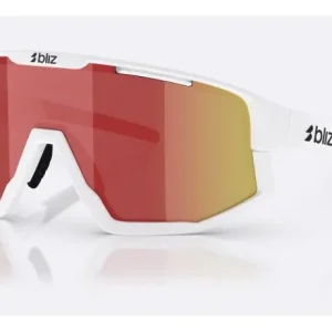 Bliz Fusion matt white/smoke red Levný