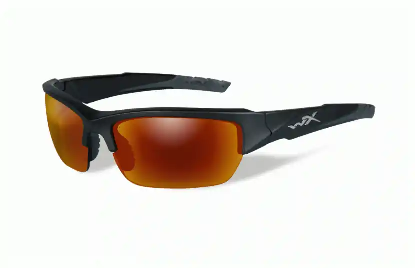 Wiley X Valor polarized crimson mirror smoke lens/matte black frame Finální Výprodej