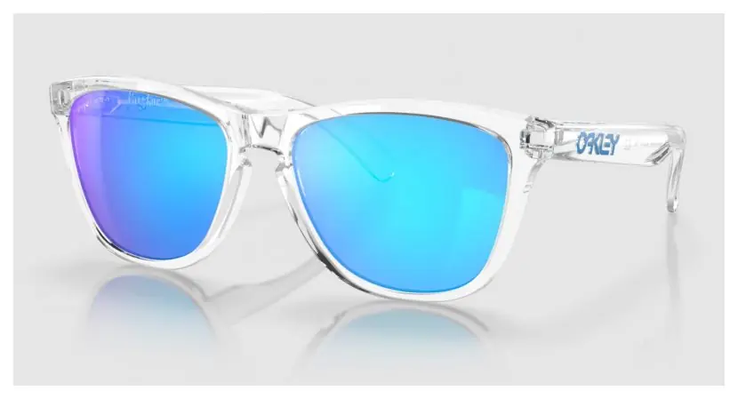 Oakley Frogskins crystal clear / prizm sapphire Vysoce Kvalitní