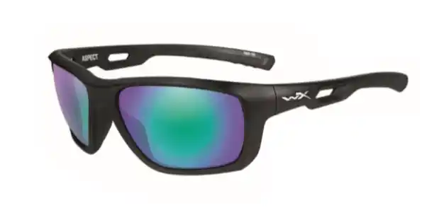 Wiley X Aspect polarized emerald mirror amber lens/matte black flame Aktuální