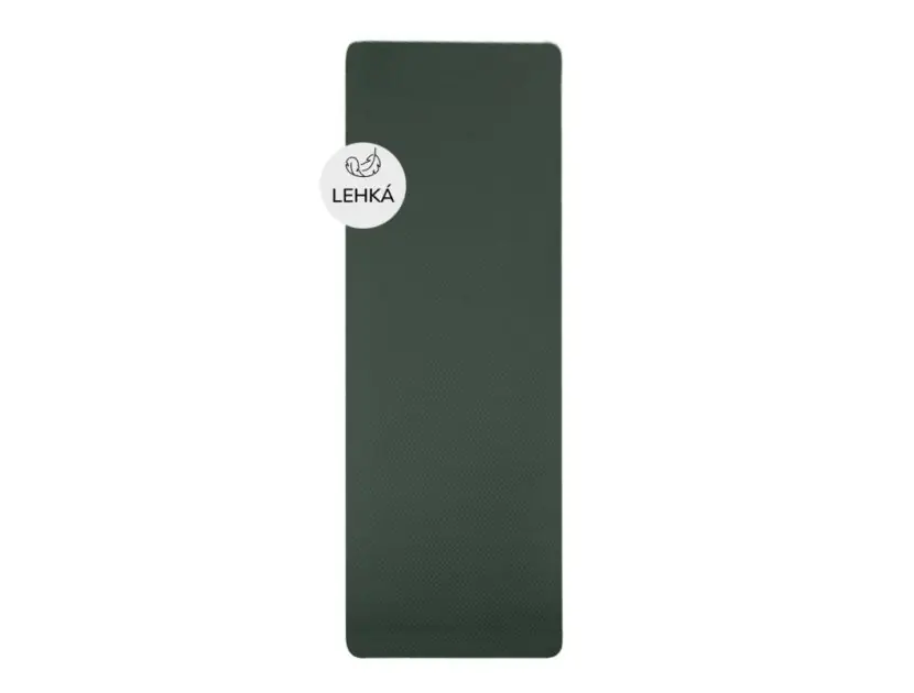 YATE YOGA MAT DVOUVRSTVÁ TPE sv.zelená/tm.zelená Akční Nabídka