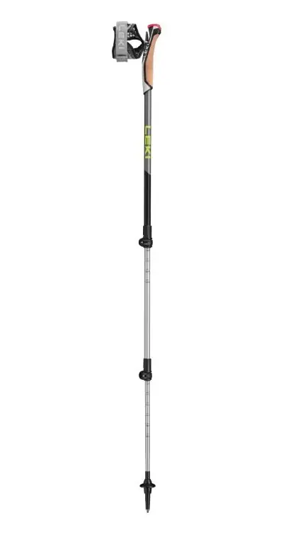 LEKI Traveller Alu black-silvergray-neonyellow Přímo Od Výrobce