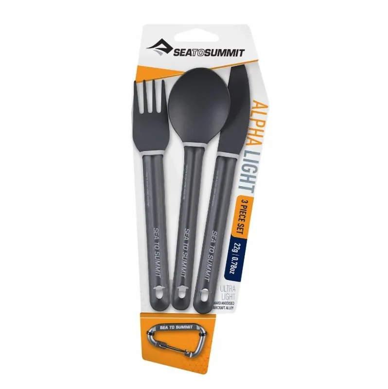 Sea To Summit AlphaLight Cutlery Set 3pc (Knife, Fork, Spoon) Ověřený