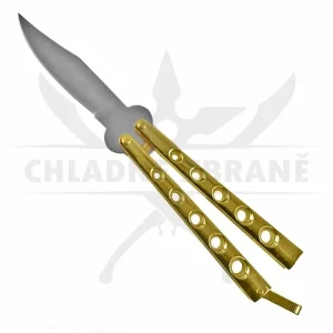 Balisong "GOLDEN SABRE" zlatý Nakupujte Hned