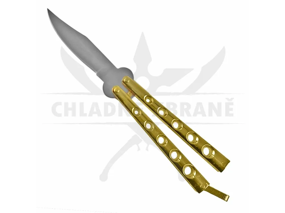 Balisong "GOLDEN SABRE" zlatý Nakupujte Hned