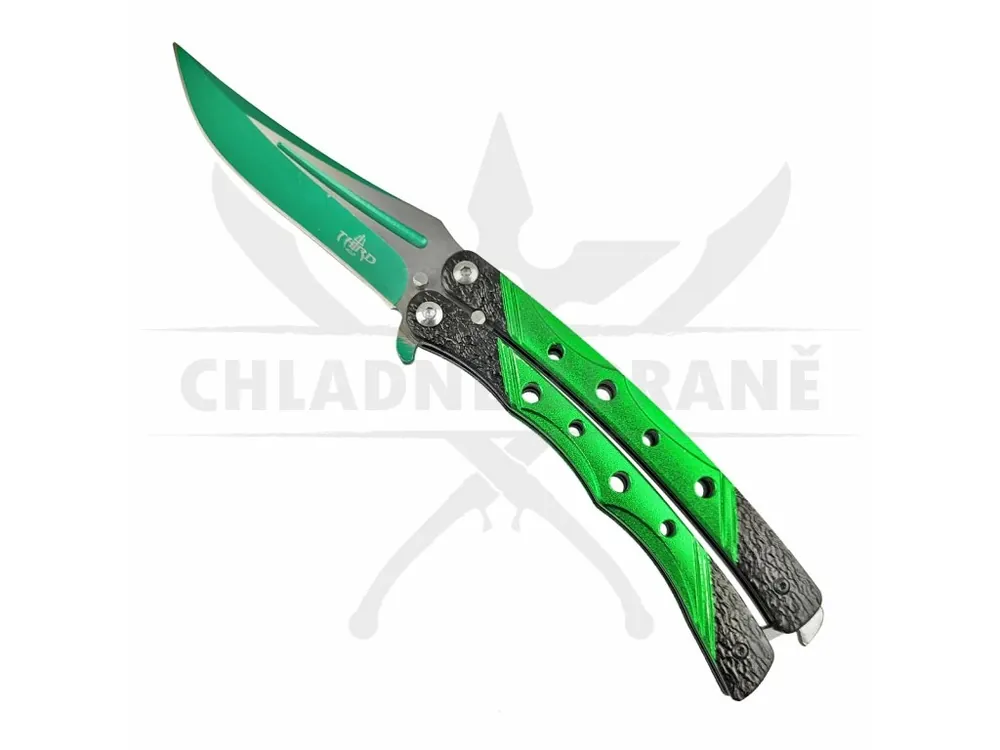 Balisong "GREEN RAPTOR" Pouze Dnes