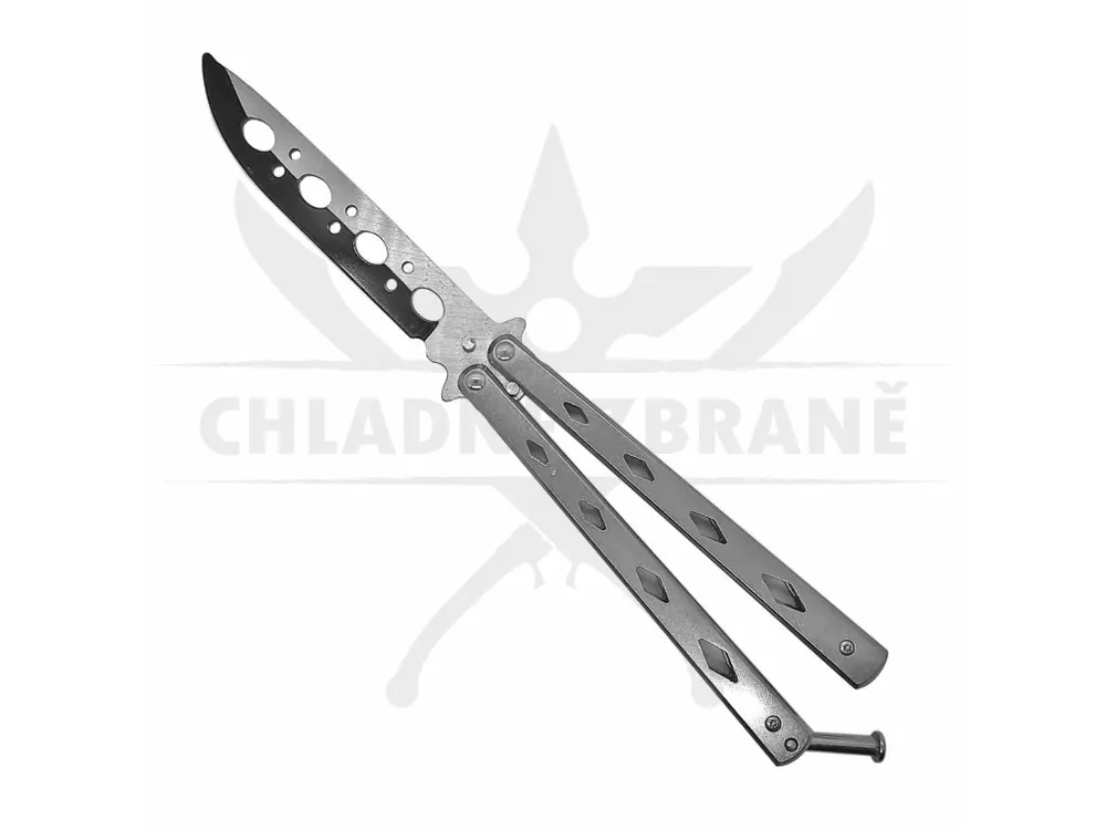 Cenová Bomba Balisong "PHANTOM SILVER"