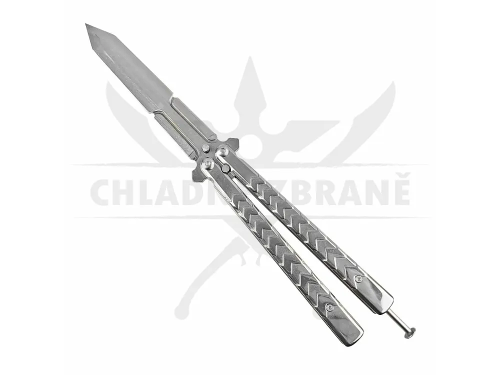 Ověřený Balisong "STEEL ARROWS" - tréninkový