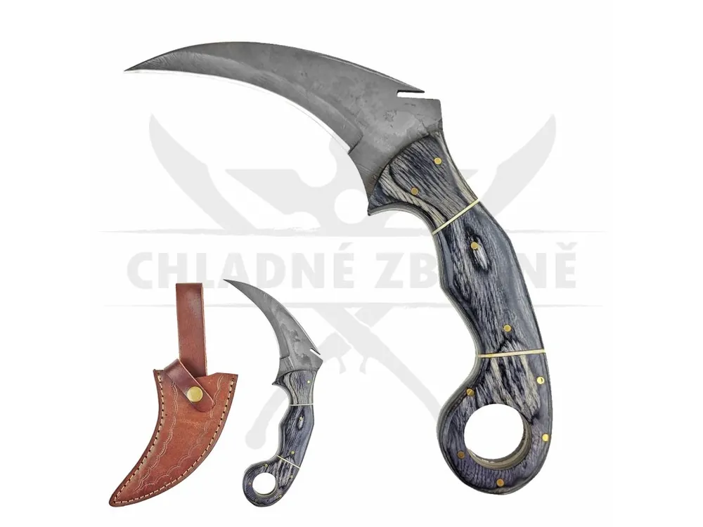 Damaškový karambit "TIGER CLAW" Speciální Cena