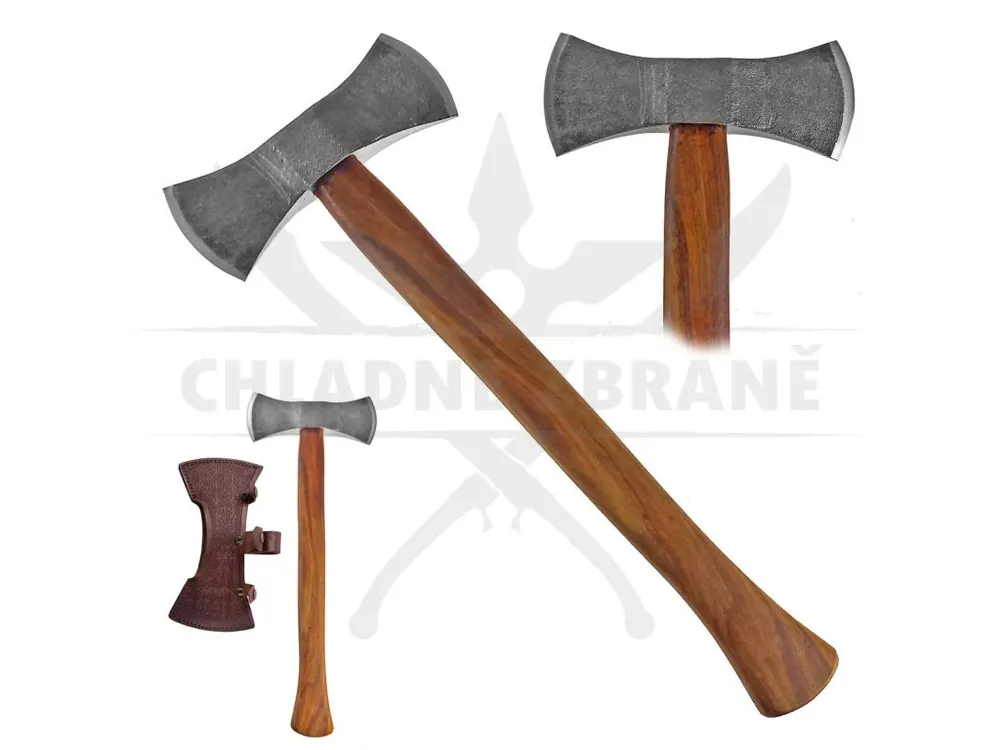 Dvoubřitá sekera "SKELLIGE WARRIOR" kovaná! Hit Sezóny