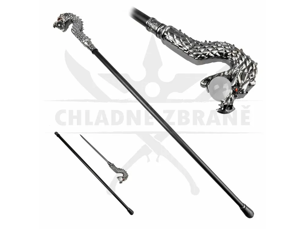 Hůl s čepelí "DRAGON FROM CHINA" Expresní Doručení