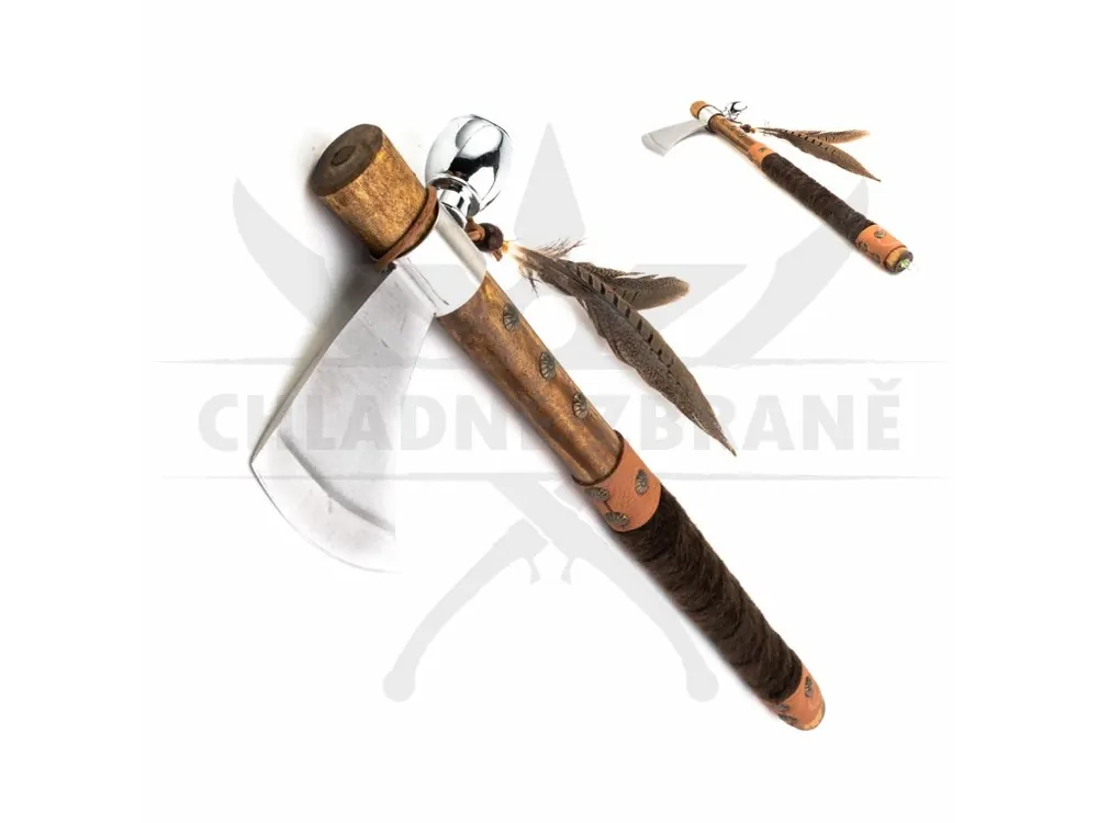 Indiánský tomahawk s dýmkou míru "PEACEMAKER" Oblíbený