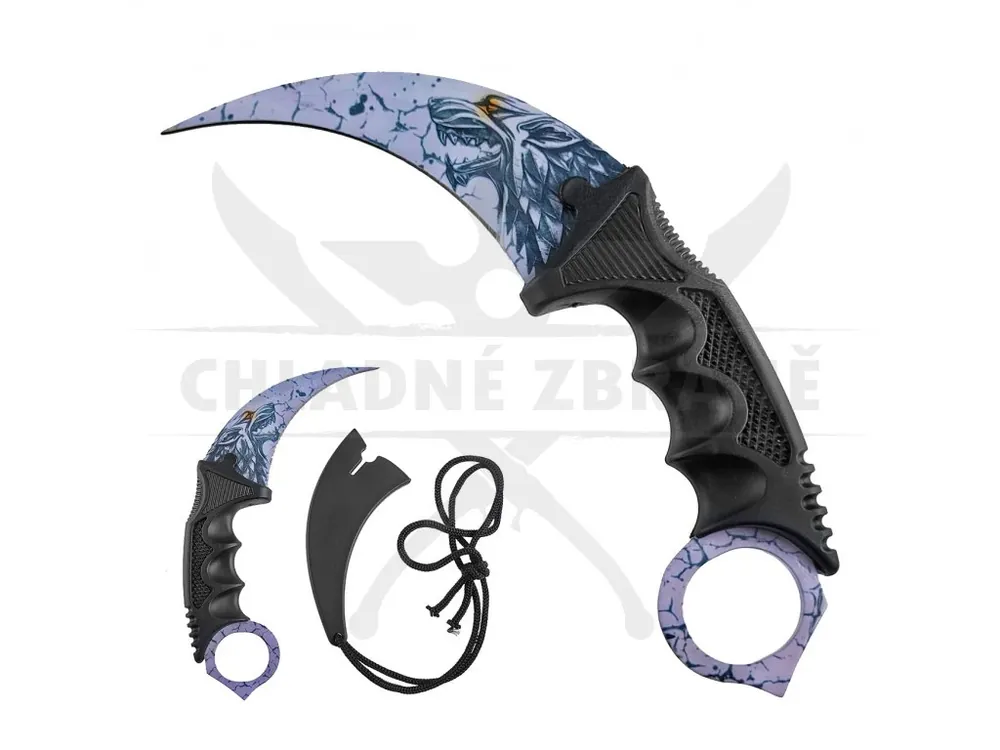 Nejlepší Cena Karambit "CLAW OF T-REX" Winter Wolf (CS GO edice)