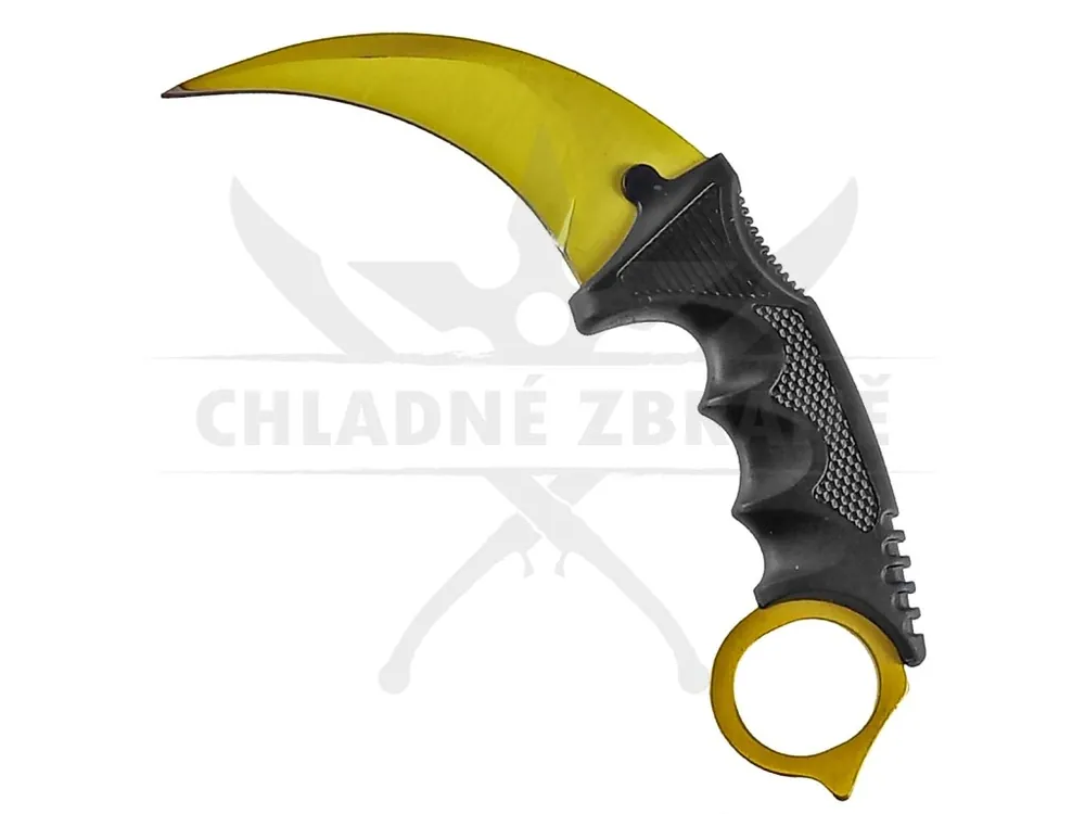 Karambit "CLAW OF T-REX" zlatý (CS GO edice) Oblíbený