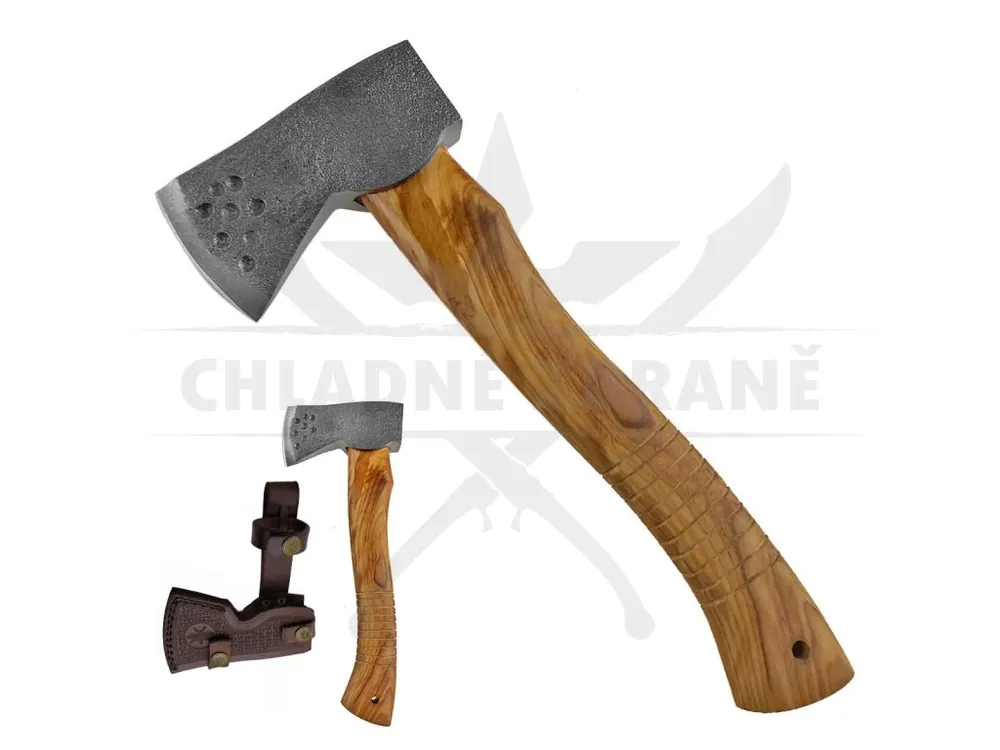 Nejlepší Cena Kovaná příruční sekerka "POCKET HATCHET" s pouzdrem!