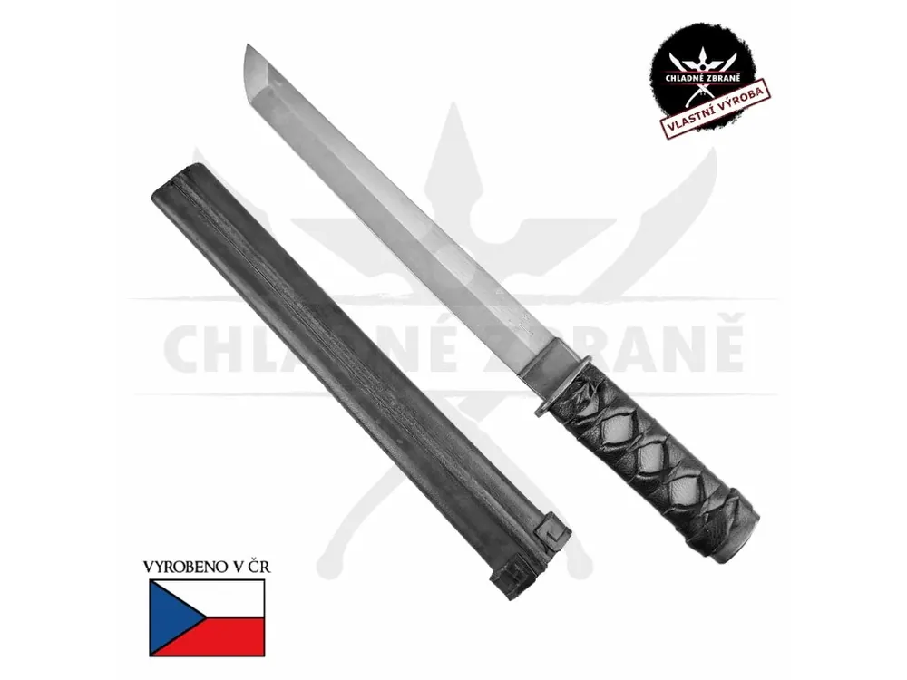 Kované tréninkové Tanto "BLADE OF SHINIGAMI" na kontaktní šerm! S pochvou! Časově Omezené