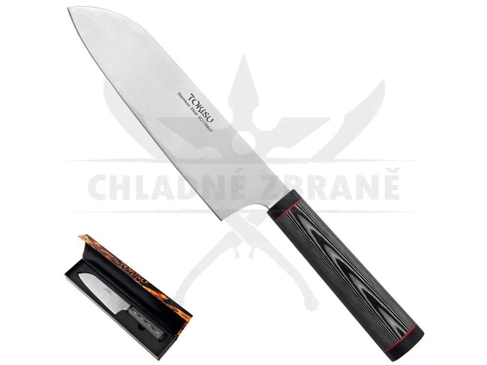 Značkový Kuchyňský nůž "SANTOKU TOKISU"