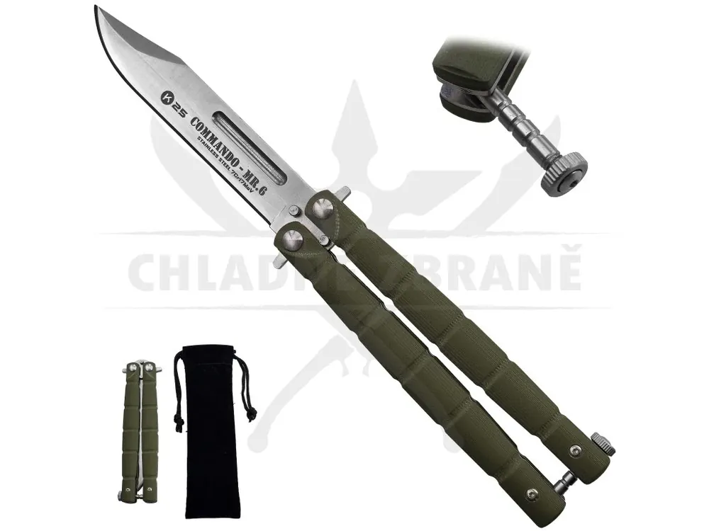 Luxusní balisong "COMMANDO - MR.6" s pouzdrem Koupit Online