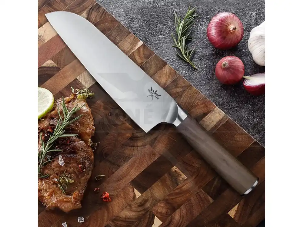 Odeslání Ihned Luxusní kuchyňský nůž "SANTOKU" šéfkuchařský