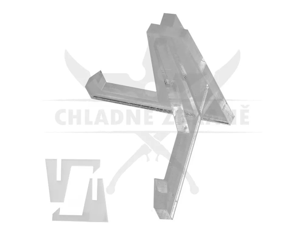 Bezpečná Platba Malý akrylový stojánek "TWO PIECE STAND"