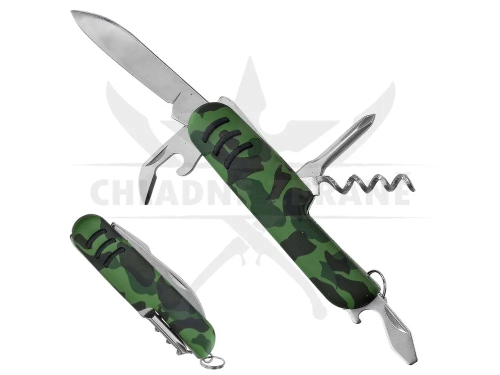 Dokud Zásoby Vydrží Malý multifunkční nožík "MINI CAMO SCOUT"