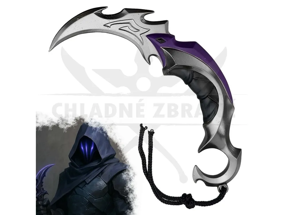 Malý ocelový karambit "REAVER KARAMBIT" - Valorant Rychlé Dodání