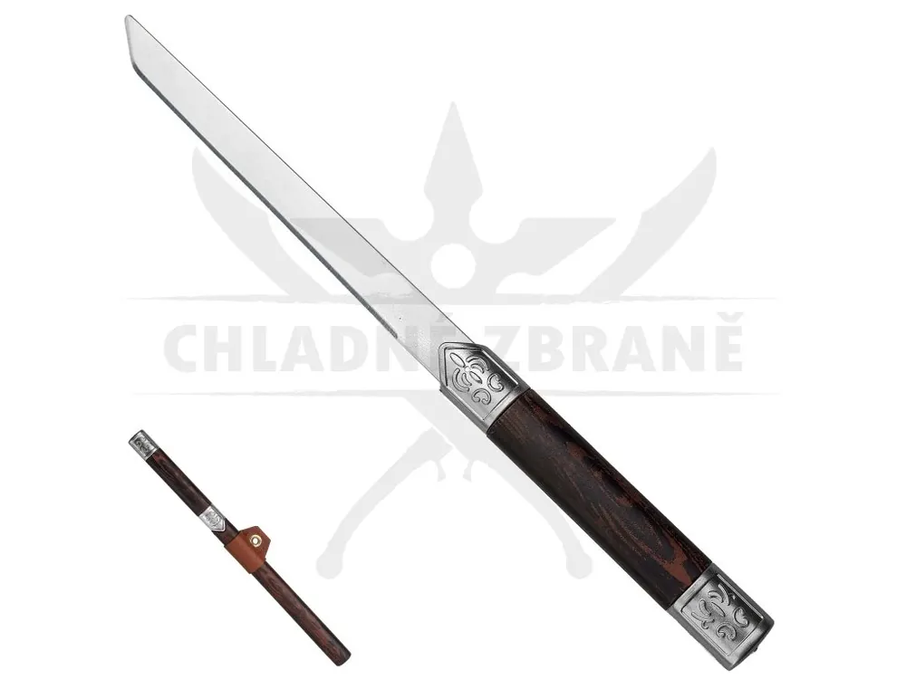 Malý pevný nůž "WOOD TANTO" Poslední Šance