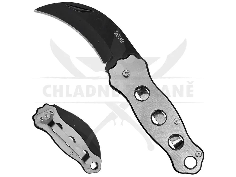 Malý zavírací nůž "STEEL CLAW" s klipem Ověřený