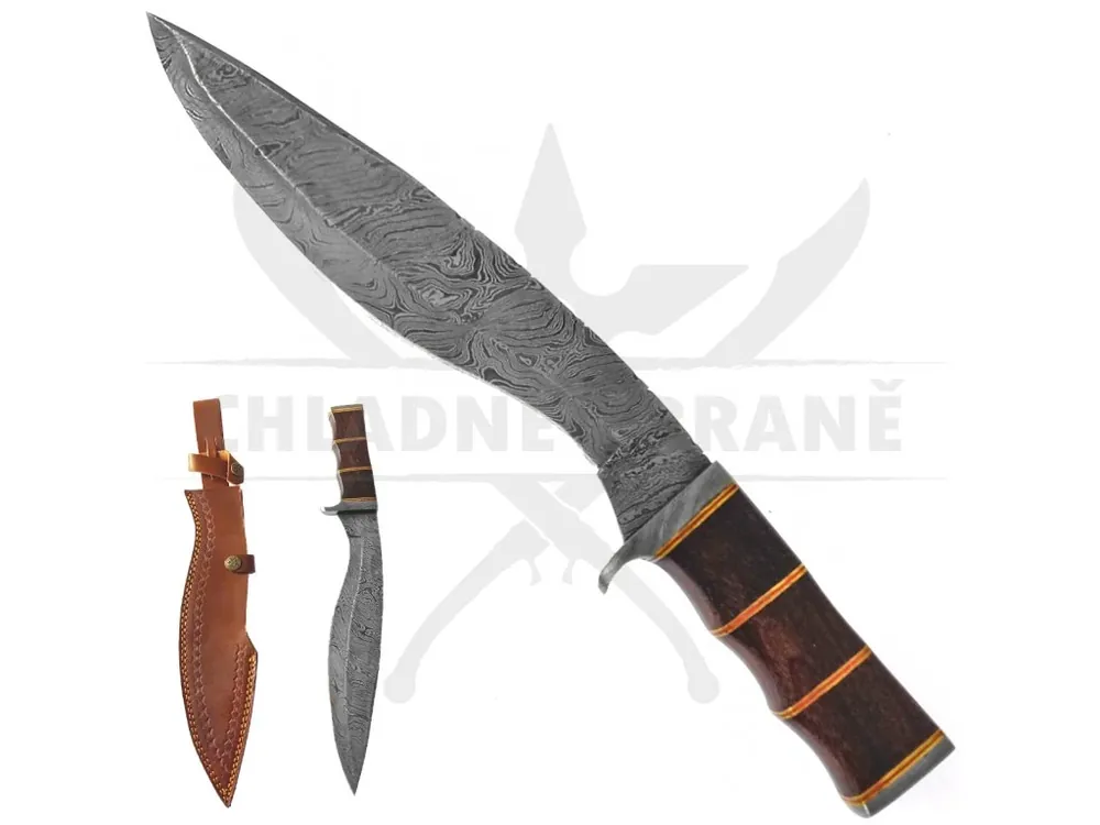 Masivní damašková Khukri "GURKHA HONOR" Oblíbený