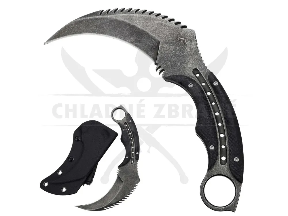 Dokud Zásoby Vydrží Masivní karambit "FENIX 9000" s kydexovým pouzdrem - HQ!