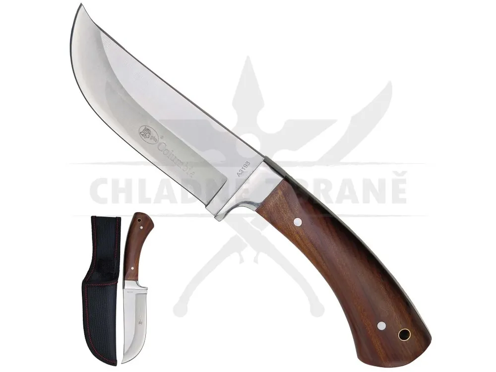 Masivní pevný nůž "SHARP RHINO" s pouzdrem Levný