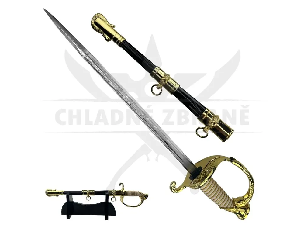 Nová Kolekce Mini konfederační šavle "CSA RAPIER" se stojánkem