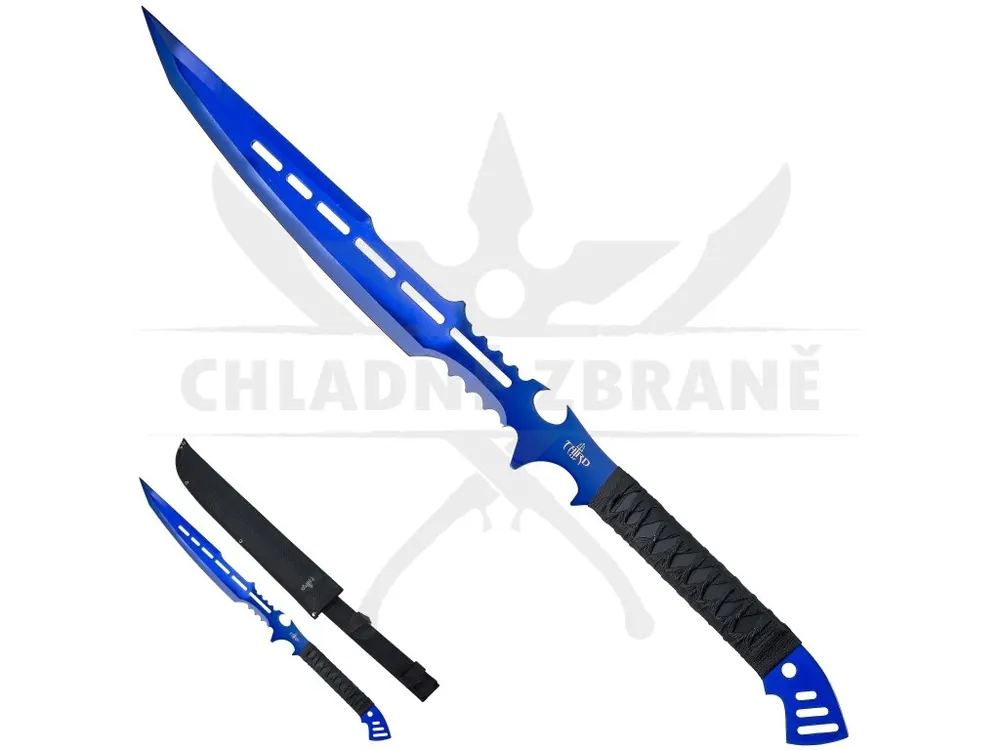 Moderní mačeta "SAPPHIRE CYBER DRAGON" s pouzdrem Rychlé Dodání