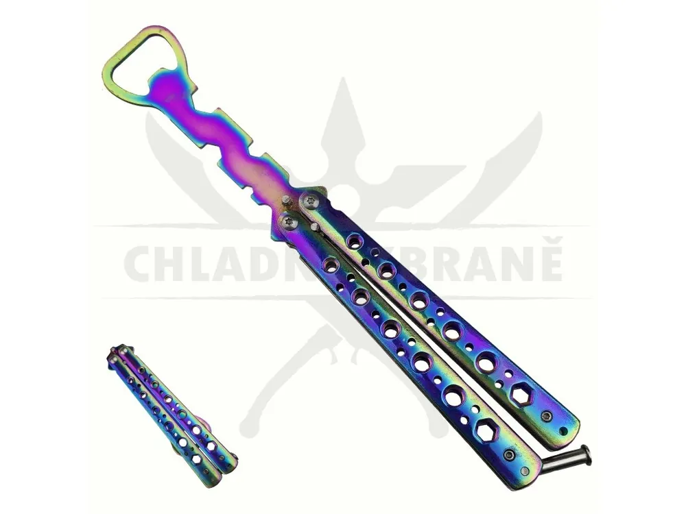 Sezónní Sleva Motýlek ‘‘RAINBOW OPENER‘‘ Tupý tréninkový